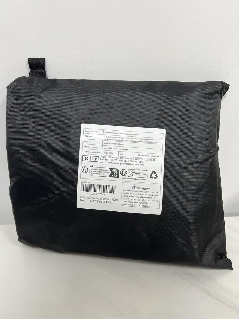 Large Tire Covers for Storage，Durable 420D Tire Storage Bag Waterproof Outdoor Indoor,Universal Tyre Dust Protective Cover with Waterproof Zipper,Air Vent (Holding 4 Tires Within 32 Inch Diameter)
