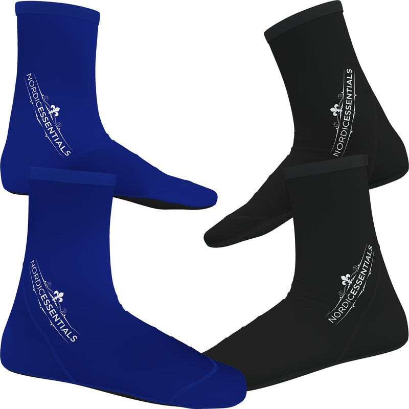 Nordic Flash Camera Floats 2p Turquoise Purple Bundle with Beach Socks 2p S - Black Blue