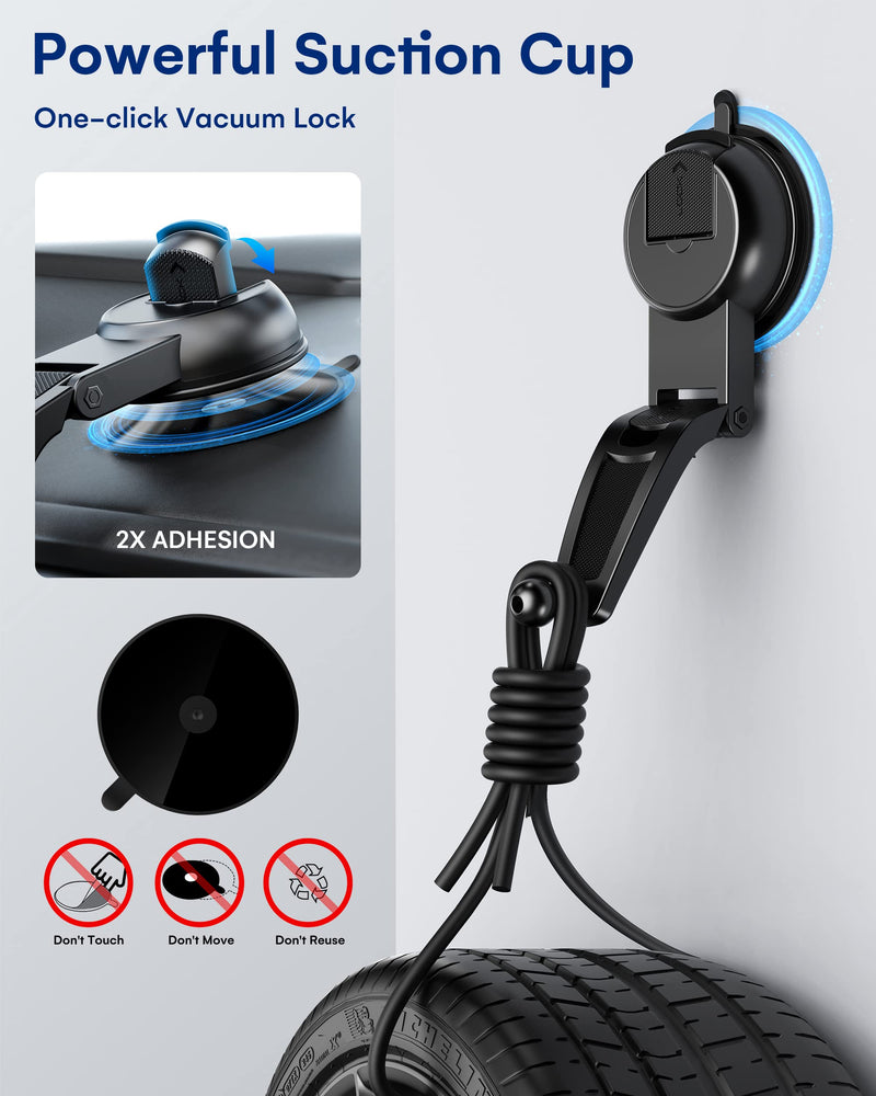 ZEEHOO Wireless Car Charger, DUOXX Dual Coils 15W Fast Charging Auto-Clamping Car Mount, Dashboard, Vent Charging Phone Holder for iPhone 17 16 15 14 13 12, S23 Ultra, Z Flip4 3, etc Black(DUOXX-X3)