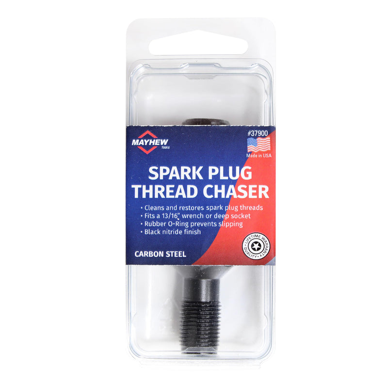Mayhew Tools 37900 Spark Plug Thread Chaser, 14mm - 18mm