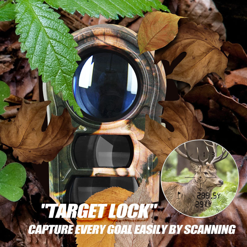 Hunting Laser Rangefinder with Rechargeable Battery 1000 Yards Hunting Range Finder with Target Acquisition Technology Easy-to-Use Clear Accurate Rangefinders for Hunters 1000Y Camo New