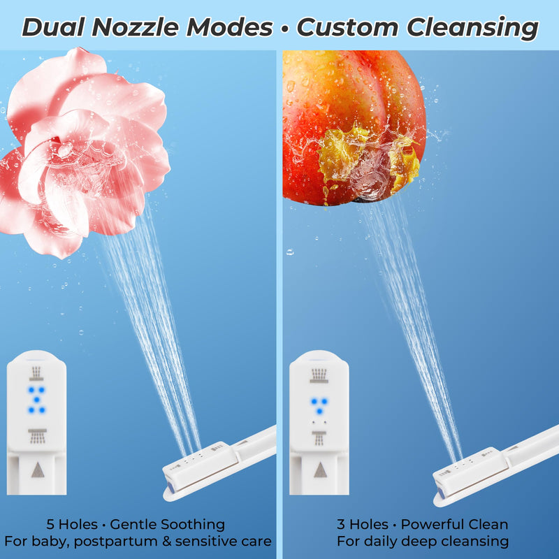 Portable Bidet for Travel, 500mAh Electric Handheld Bidet with 400ml Bottle