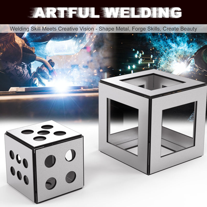 12-Piece Welding Practice Coupons Steel, 17 Gauge Thickness, Comprehensive Welding Training Kit, Enhancement Welding Skill Steel