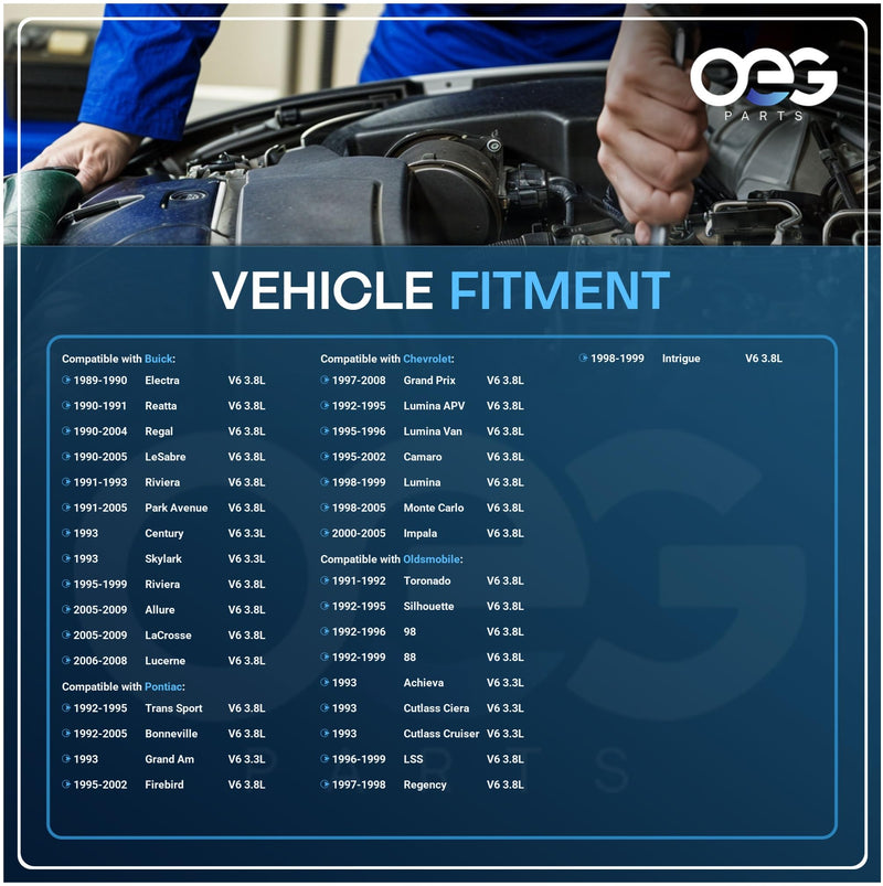 OEG Parts New Ignition Control Module Compatible with Pontiac Grand Prix 97-06, Trans Sport 92-95, Grand Am 93, Firebird 95-02, Bonneville 92-05, Oldsmobile 88 92-95 99, GM 10469470 10475225 10494012