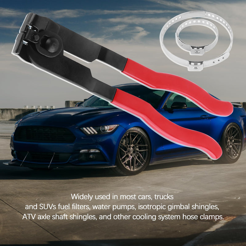 CV Boot Clamp Pliers Kit,10PCS CV Boot Clamp + 1PCS Ear Clamp Pliers,Universal Car Accessorie(Clamp Pliers/1PCS) Clamp Pliers/1pcs