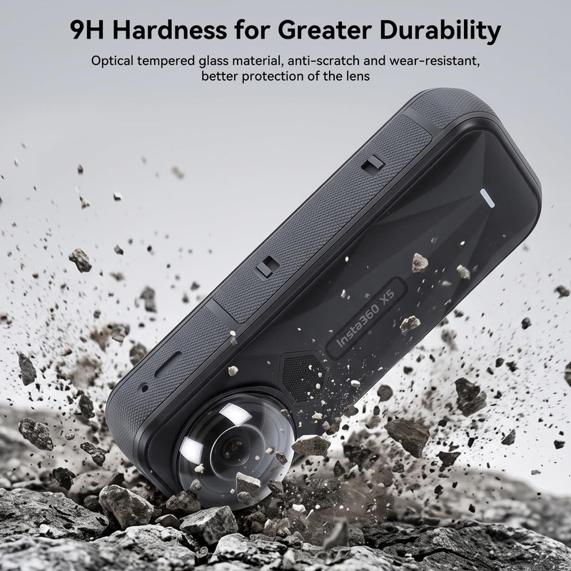 360 X5 Premium Lens Guard for Insta360 X5, Multi-Coating&Twist-Lock | 2 Pack High Transparency Tempered Glass Lens Protector Cover for Insta 360 X5 Protective Camera Anti-scratch Accessories