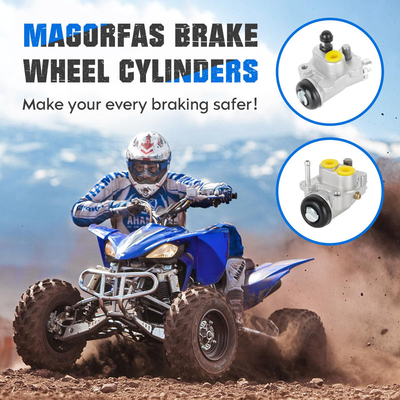 Front Brake Wheel Cylinders Fit for Honda TRX350 1990-2000, Rancher 350 4x4 ES 2000 2001 2002 2003 45330-HC5-006 45310-HC5-006 45370-HC5-971 45350-HC5-971 - Full Set Left & Right ATV Drum Brakes