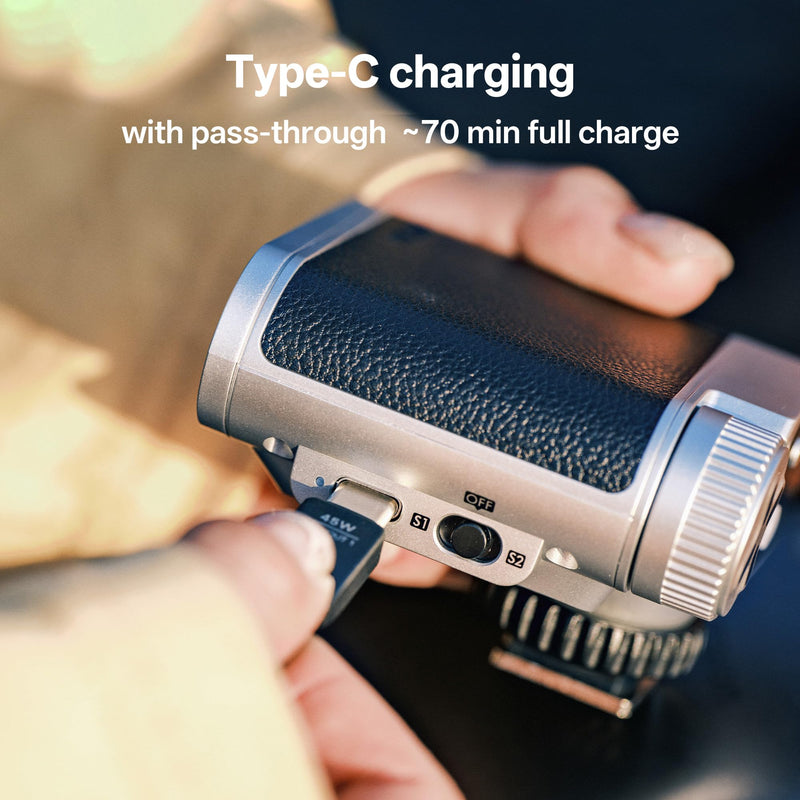 VILTROX TTL Flash for Canon GN12, 1/8000s HSS Retro Camera Flash Speedlite, 24Ws Compact On-Camera Mini Flash, 1s Recycle Time, 3.7V/800mAh, S1/S2 Optical Trigger (Vintage Z1 Pro)