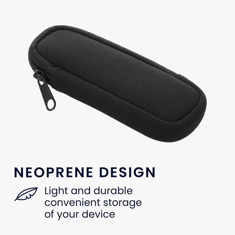 kwmobile Neoprene Laser Pointer Case Compatible with Universal Laser Pointer - Inside Size 5.7 x 2 inches (14.5 x 5 cm) - Black