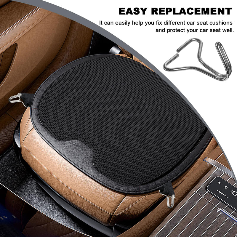 20 PCS Car Seat Cover Hooks, Fixing Hanger Fastener Locking Clip for Car Headrest Cover, Fixing Hook for Vehicle Seat Cushion Mat Installation Replacements, Car Accessories 20 PCS