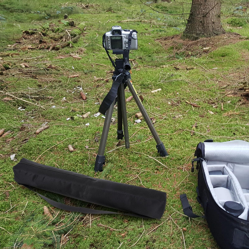 InnoHHustle Tripod Carrying Case Bag with Strap Nylon 70cm | Nylon Material, Padded Protection, 70cm Length, with Shoulder Strap, for Tripod, Light Stand, Monopod, Mic Stand, Photography