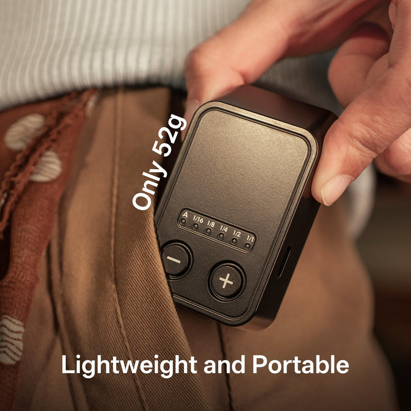 VILTROX Z2 Mini Foldable TTL Camera Flash for Fujifilm | Compact On-Camera Flash with 60mm Raised Head Design, 28mm Wide Coverage, 10Ws Output