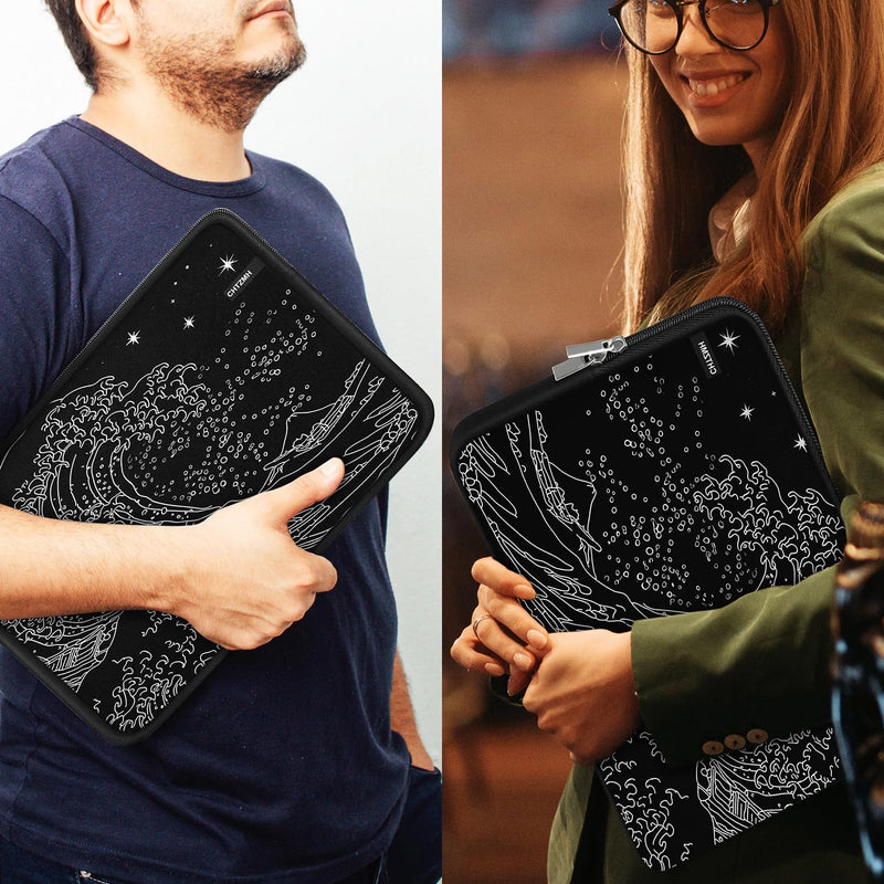 Laptop Sleeve Case 13.3 inch Portable Protective Carrying Computer Cover | Laptop Case Bag Compatible with MacBook Neo/Air 13-13.6 M5 M4 M3 M2 M1, Pro 13/Pro 14, HP, Dell, Asus, Lenovo, Wave Star