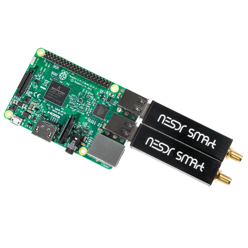 Nooelec RTL-SDR v5 SDR - NESDR Smart HF/VHF/UHF (100kHz-1.75GHz) Software Defined Radio. Premium RTLSDR w/ 0.5PPM TCXO, SMA Input & Aluminum Enclosure. RTL2832U & R820T2 (R860)-Based Radio
