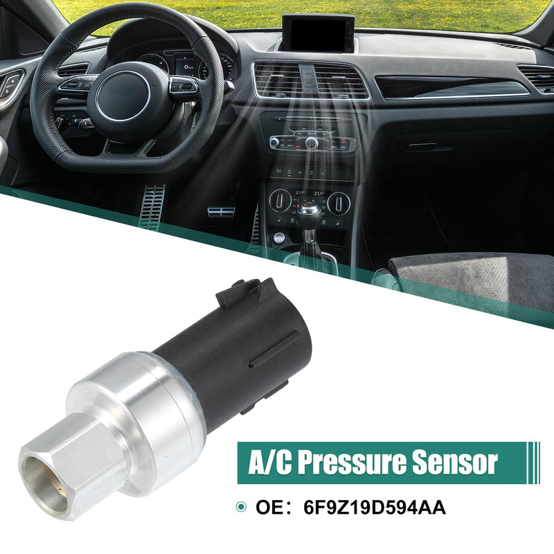 uxcell 1Pcs A/C Pressure Sensor No.6F9Z19D594AA for Ford Crown Victoria 4.6L 2002-2011 for Ford Edge 3.5L 2007-2010