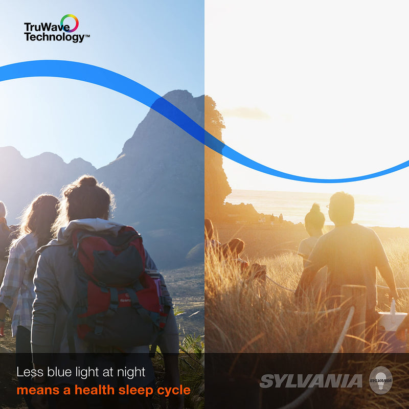 Sylvania Led Truwave Natural Series A19 Light Bulb, 60W Equivalent, Efficient 8W, Medium Base, Dimmable, Clear, 5000K, Daylight - 16 Pack (40809) A19 60W 16 Count 5000k Daylight