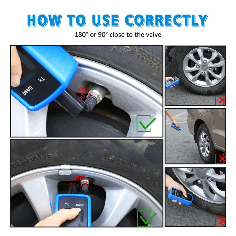 TPMS Relearn Tool, Tire Pressure Monitor Sensor Activation Tool OEC-T5 for GM Series Vehicle Tire System Learning