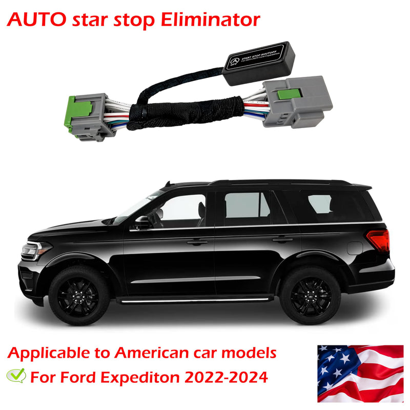 for Ford Expedition 2022-2024 - Auto Start Stop Eliminator- Compatible Ford Expedition Accessories | Easy-Install Autostop Eliminator - with no wire cutting or programming needed