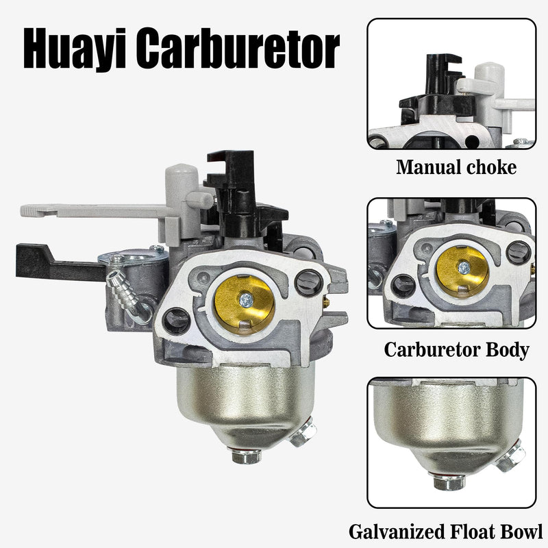 HUAYI Carburetor Fits Kohler SH265 SH255 SH270 6.5 HP Series 3000 196cc Engine 18 853 16-S,18 853 05-S,18 853 06-S,18 853 12-S