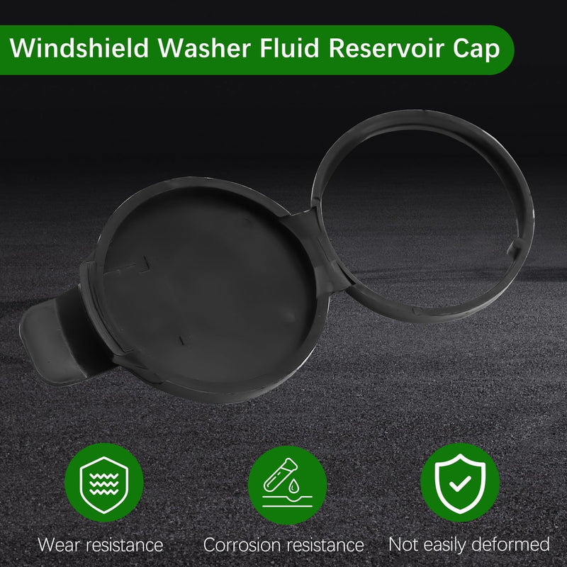 12767700 Windshield Wiper Washer Fluid Reservoir Cap, Tank Bottle Cap Fit for 2010-2016 GMC Chevrolet Buick Cadillac, Car Wiper Bottle Cover Replace 13227300 19172571 12788573 4563292 one piece