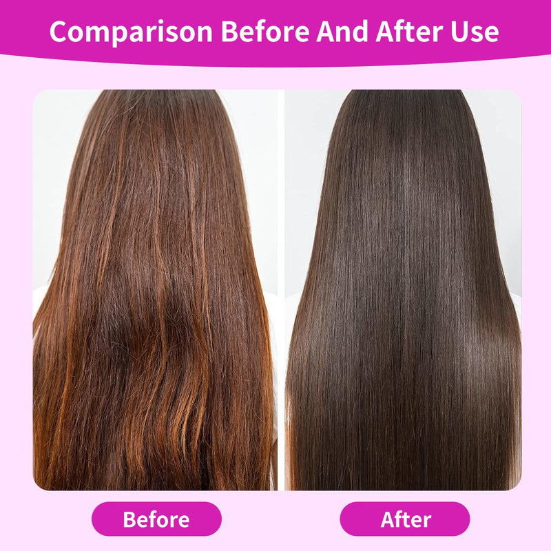 Hair Dryer Brush Blow Dry Hair Brush 6 in 1 Detachable Hair Dryer Hot Air Styler Hot Brush for Hair Styling, Lightweight Travel Hair Dryer, Hot Air Brush for Drying Curling Straightening