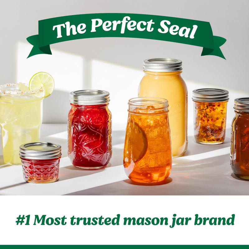 Ball Mason Jar Lids, Regular Mouth, 12 CT (Pack of 6)