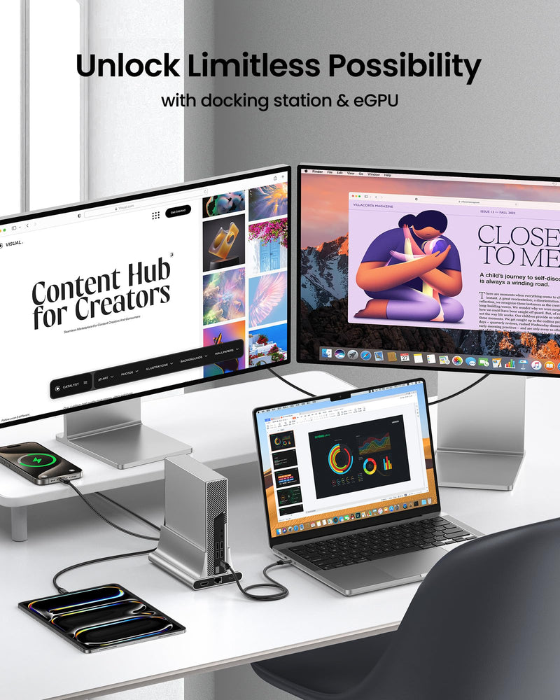 Silkland USB C Monitor Display Cable 6.6FT [4K@144Hz/60Hz 8K@30Hz], USB C 3.2 Gen 2x2 Video Cable, 20Gbps Data Transfer, 240W PD Fast Charge, Compatible with iPhone 16, MacBook Pro, iPad 6.6 Feet