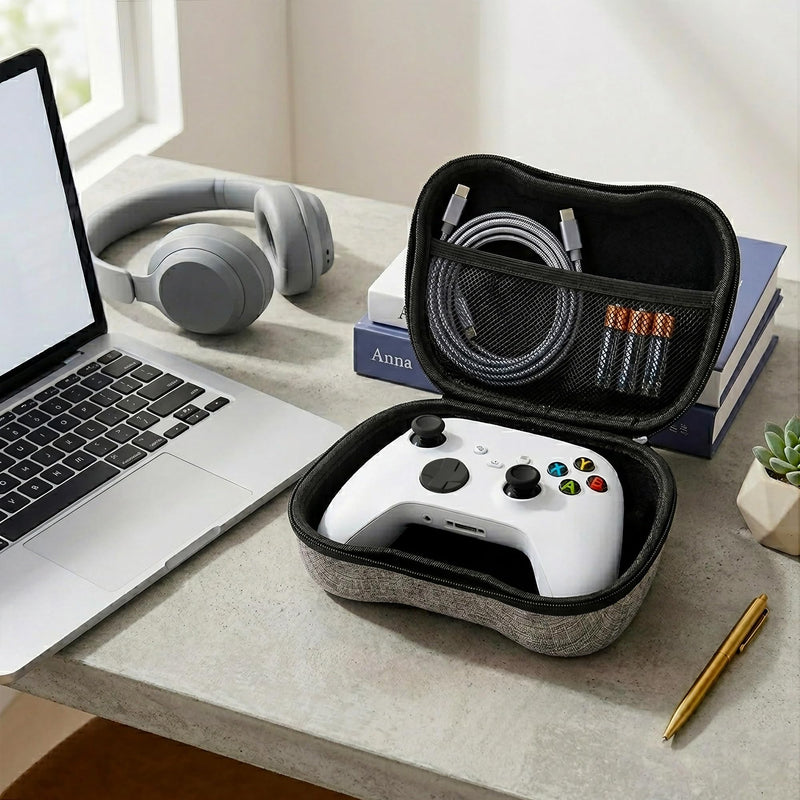 TOCCOOL Hard Carrying Case Compatible with Steam Controller, Xbox One, Xbox Series X/S, Nintendo Switch Pro, 8BitDo Pro 2 Controller, Gaming Accessories Storage Bag