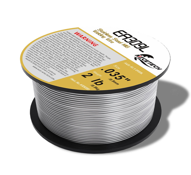 ER309L Stainless Steel MIG Welding Wire .035-Diameter, 2 Pounds Spool, Silver, Package of 1 D0.9