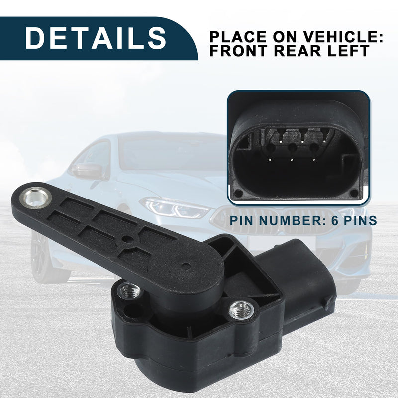 Air Suspension Ride Height Level Sensor for BMW 128i No.37146763735 | Front Rear Left Right Height Level Sensor 1 Pcs