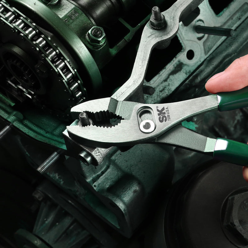 SK Tools USA 2 Piece Combination Slip Joint Pliers Set: 6" & 8" | 17839