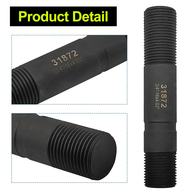 31872 Knockout Draw Stud Compatible with Greenlee Hydraulic Drivers | Compatible with Greenlee Hydraulic Drivers 7804 and 7904,for Hydraulic Drivers 3/4 by 4-1/8-Inch