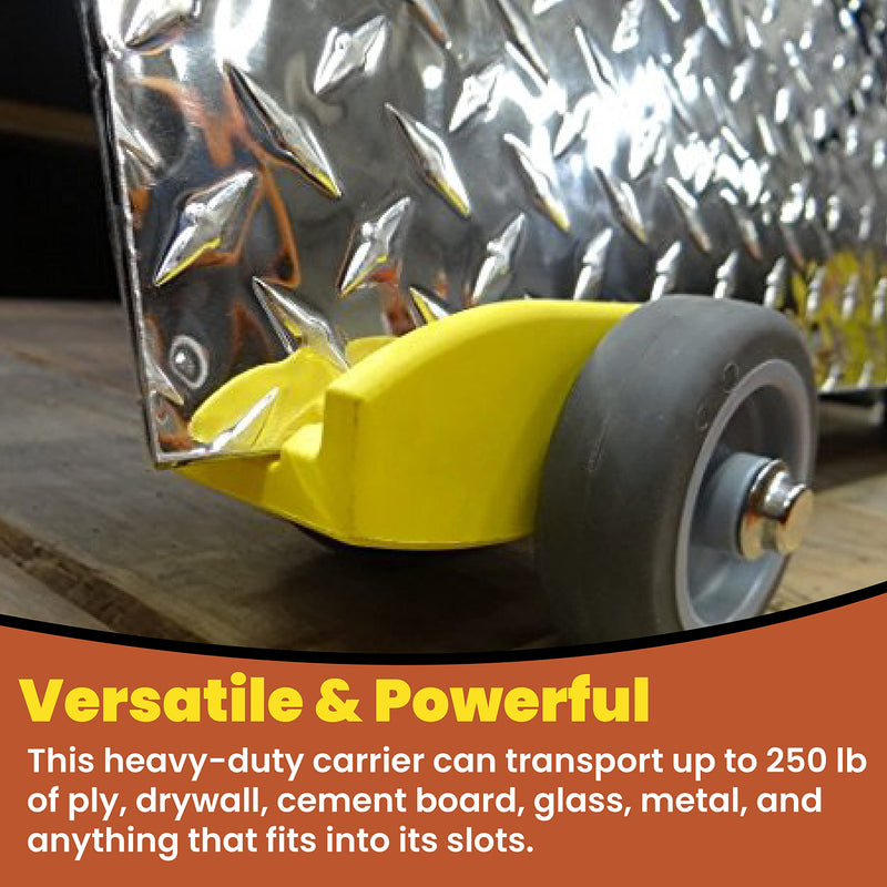 Plywood Dolly and Drywall Dolly, Plywood cart, Drywall Cart, Panel Carrier, roll Any Material That fits into The Slots