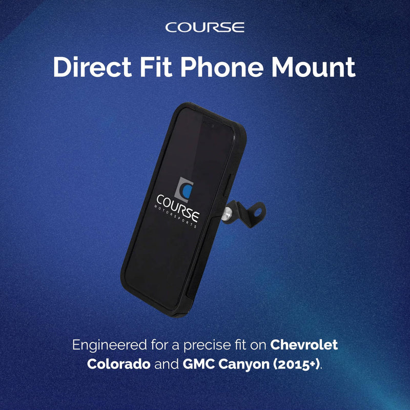 Course Motorsports Direct Fit Phone Mount - Chevrolet Colorado/GMC (Canyon 2015-2022) Compatible with All Phones - Magsafe Compatible Magnetic