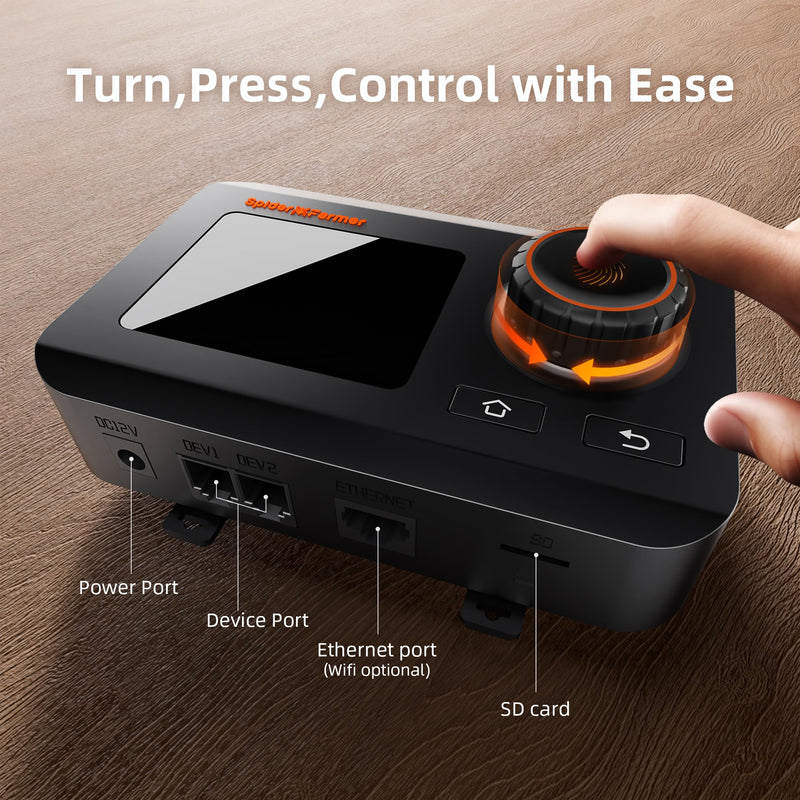Spider Farmer GGS Controller Kits, Automatic Grow Environmental Controller, Temp Humid Light Sensor and Adapter, Ideal for Indoor Garden Grow Cycle System Auto Management