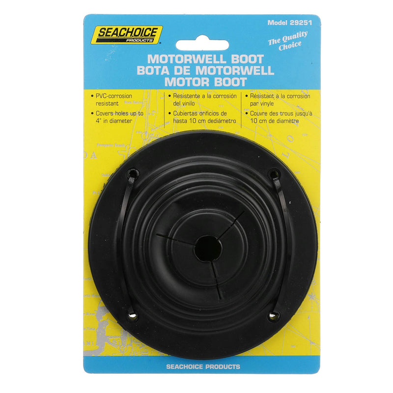 Seachoice Motorwell Boot, Organize and Protect Wires Or Fuel Lines One Size Covers up to 4 In. Hole