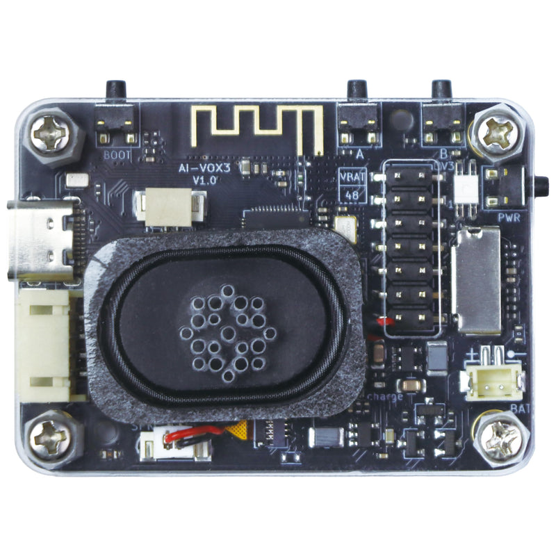 ESP32-S3 Audio Dev Board, Acrylic Case Kit, 16MB Flash/8MB PSRAM, Integrated ES8311 Audio Codec, 3W Amplifier, ST7789 LCD Support, Microphone Input & Speaker Output for DIY Audio Projects