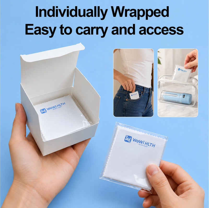 Glasses Cleaning Cloths, 10 Pack Premium Cloth, 6 × 6 Inches Gray | Suede fabric microfiber portable bidets lens screens eyeglasses watches cleaner Individually wrapped easier to grip and use