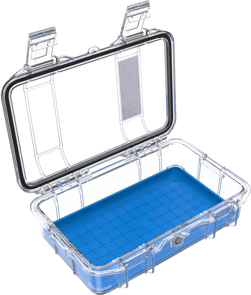 Pelican M50 Micro Case (Blue/Clear) Blue/Clear