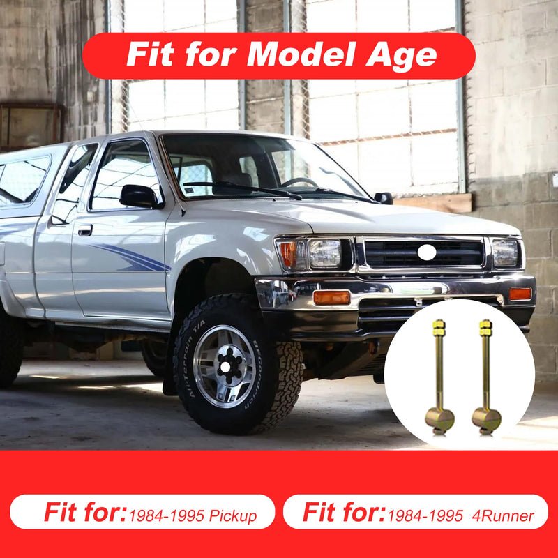 Bolt Hexagon Anchor Arm Adjusting Torsion Bar For 1984-1995 Toyota 4Runner, 1984-1995 Toyota Pickup 90101-12104（2 pcs）