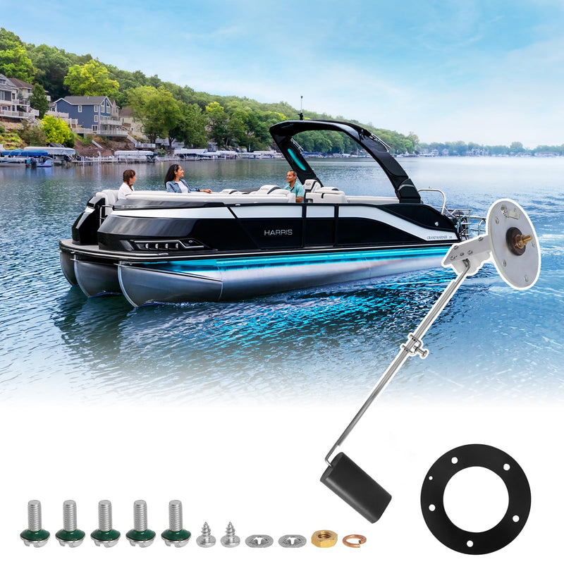 Marine Fuel Tank Sending Unit,Boat Fuel Sending Unit for Marine 4-28 Inch Depth RV Car Truck Tanks 33-240ohms Gas Gauge Water Tank Level Sender 4 to 28 Inch Tank Depth