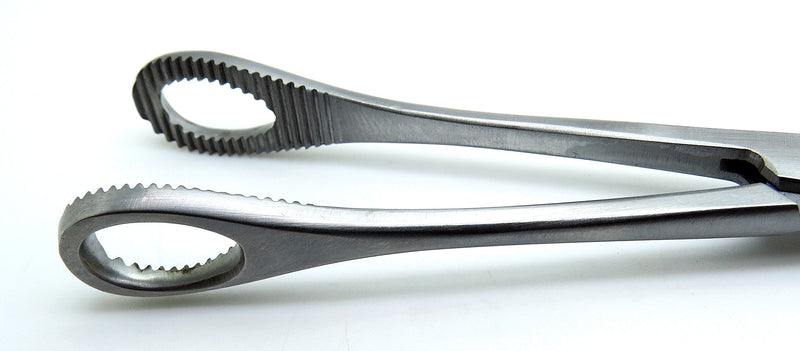 Foerster Sponge Forceps 9.5" Straight Serrated Surgical Holding Veterinary Instruments