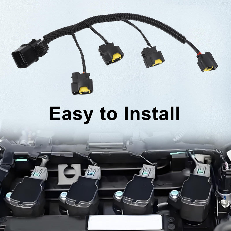 Ignition Coil Connector Plug Wire Harness for Hyundai Veloster 2012-2014, for Kia Rio 12-14, Soul 2010-2011 1.6L L4, Replace 27350-2B000, 273502B000