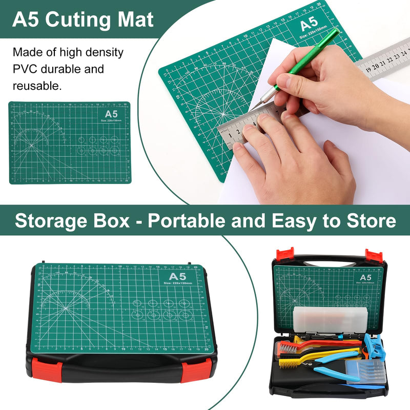 3D Printer Tools Kit, 100pcs 3D Printer Accessories for All FDM/SLA Printers Includes Deburring Tool,Cleaning Kit, Sanding Kit, Nozzle Cleaning Needles, Scraper Tools, Maintenance kit, Brushes