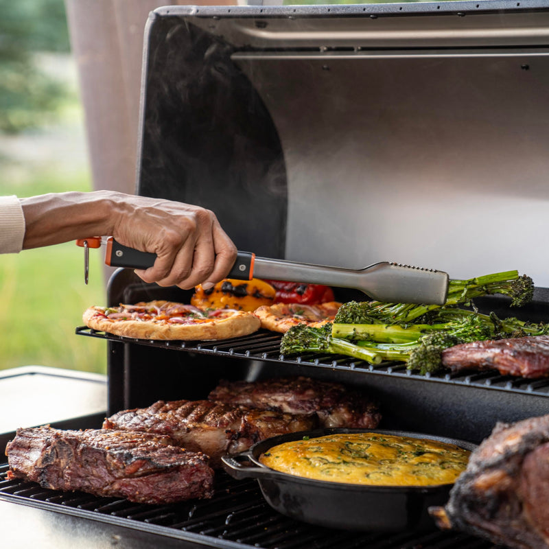 Traeger Grills BAC790 Stainless Steel BBQ Tongs Dishwasher Safe Grill Accessory (2025 Model) 2025 Model