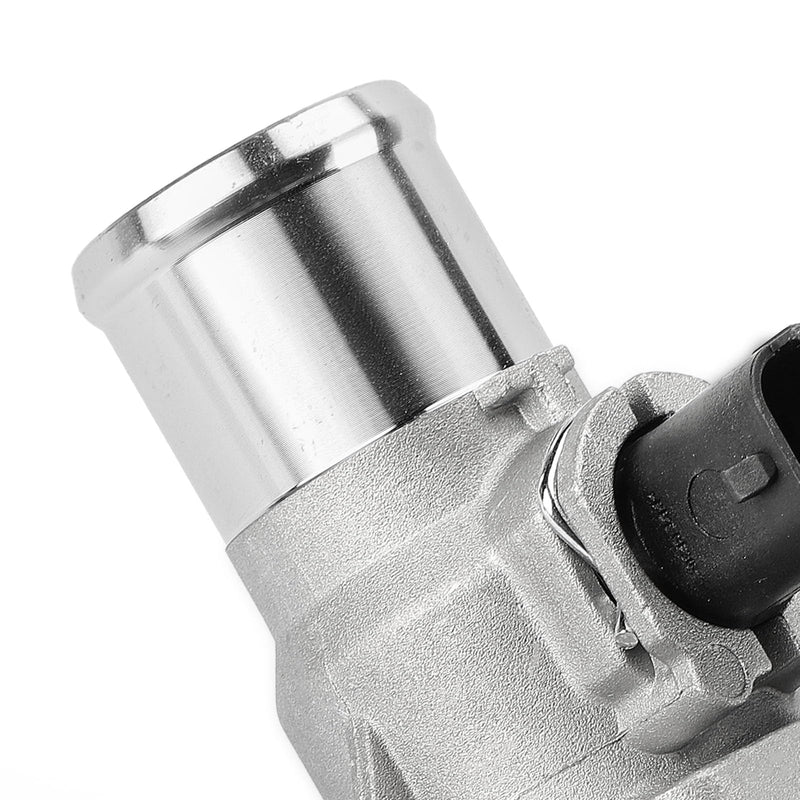 Upgrade Aluminium Thermostat Housing Assembly W/Sensors for Chevy Aveo Aveo5 2009-2011 Cruze 2011-2016 Sonic 2012-2018 Trax 2013-2018,Pontiac G3 2009-2010 - Replaces 902-821 96984104 55564891 55578419 902-821(Upgrade Aluminum)