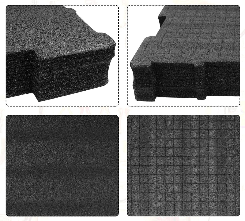 DWST88801 tool Organizer Foam Insert for DeWalt tstak packout foam inserts DWST17808, DWST17807, DWST17805(2Pcs)