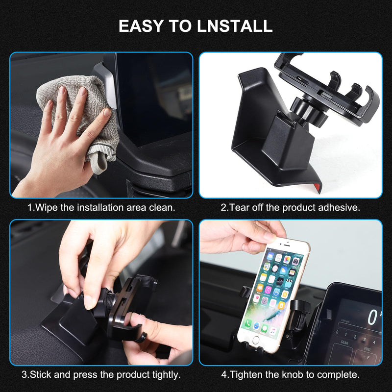 Car Mobile Phone Holder The Navigation Screen Compatible with Ineos Grenadier 2020-2026 Adjustable 360° Central Control Phone Holder Accessories (Left,Style B) Left,Style B