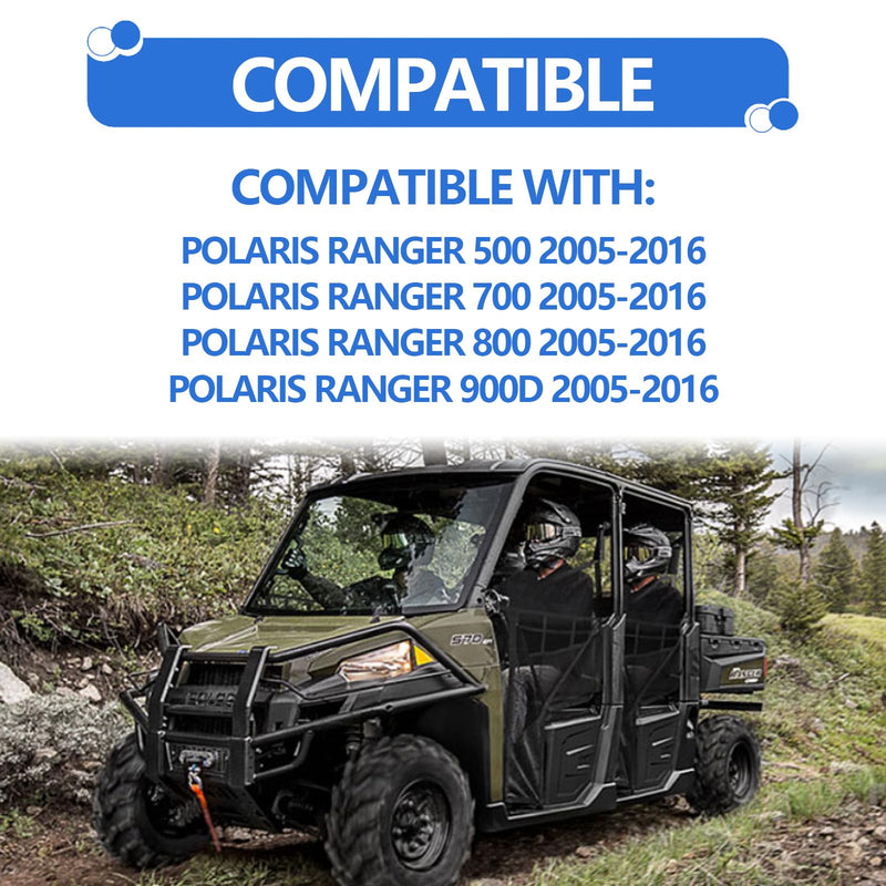 2PCS Tailgate Cable Compatible with Polaris Ranger 2005-2006, 500 2005-2010, 700 2005-2009, 800 2010-2016, 900D 2011-2014 Tail Gate Cable Replace # 7081215 7081445