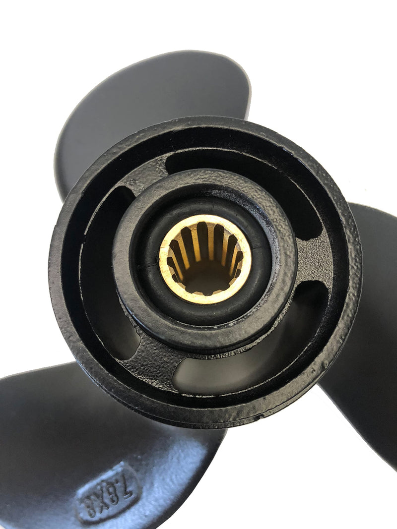 Boat Propeller 7.8x8 for Mercury Outboard Motors 2-Stroke 5HP 48-812950A02 /Tohatsu/Nissan 4HP 5HP 6HP 3R1-W64516-0 3R1W645160M